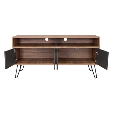 RACK TV 55' VASSEL MIEL Y PLOMO 4 PUERTAS 60,6X123,5X38,6 CM - 4
