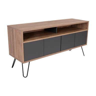 RACK TV 55' VASSEL MIEL Y PLOMO 4 PUERTAS 60,6X123,5X38,6 CM - 5