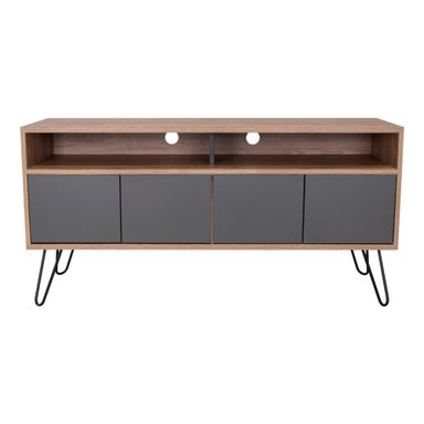 RACK TV 55' VASSEL MIEL Y PLOMO 4 PUERTAS 60,6X123,5X38,6 CM - 6