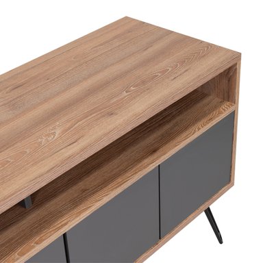 RACK TV 55' VASSEL MIEL Y PLOMO 4 PUERTAS 60,6X123,5X38,6 CM - 8