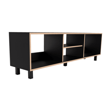 RACK TV 70' 160X47,5X35 CM NEGRO Y DUNA - 5