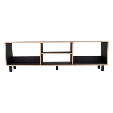 RACK TV 70' 160X47,5X35 CM NEGRO Y DUNA - 6