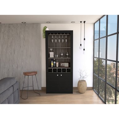 BAR ALTO BELLAGIO 175X75X36 CM SIENA Y WENGUE - 8