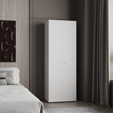 CLOSET 2 PUERTAS TUHOME 170X60X40,2 CM BLANCO - 6
