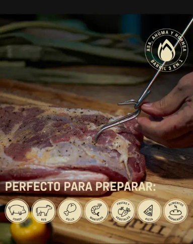 BARRIL PARRILLA AHUMADOR Y ASADOR MEDIANO BASIK - 9