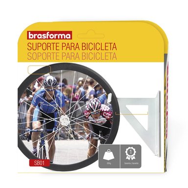SOPORTE PARA BICICLETA BRASFORMA - PARED O TECHO 20 KG - 5