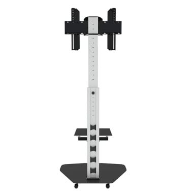 PEDESTAL SKCR06-001 PARA TV 37' A 70' 40KG GIRO 180° DELUXE ALUMINIO BRASFORMA - 2