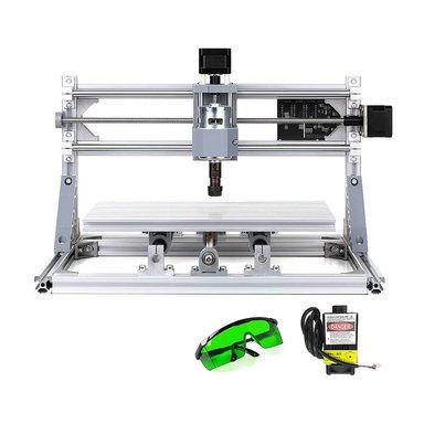 ROUTER DE TODO Y MÁS 3018 GRBL CONTROL 3 EJES CNC KIT GRABADORA LÁSER 2500 ALUMINIO - 1
