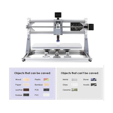 ROUTER DE TODO Y MÁS 3018 GRBL CONTROL 3 EJES CNC KIT GRABADORA LÁSER 2500 ALUMINIO - 2