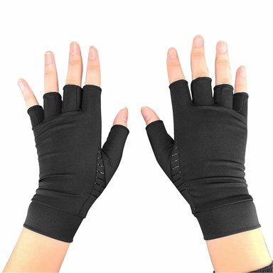 GUANTES COBRE COMPRESION ARTRITIS TENDINITIS TUNEL CARPIANO - 2