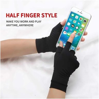 GUANTES COBRE COMPRESION ARTRITIS TENDINITIS TUNEL CARPIANO - 3