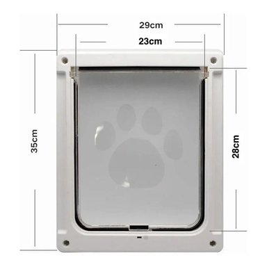PUERTA EXTERIOR GRANDE XL PARA PERRO MASCOTA - 4
