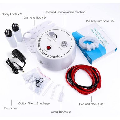 MAQUINA FACIAL DERMOABRASION PUNTA DIAMANTE 3 EN 1 - 4