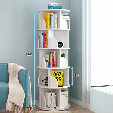 LIBRERO GIRATORIO 5 NIVELES 160X46CM CHIC HOME - 3