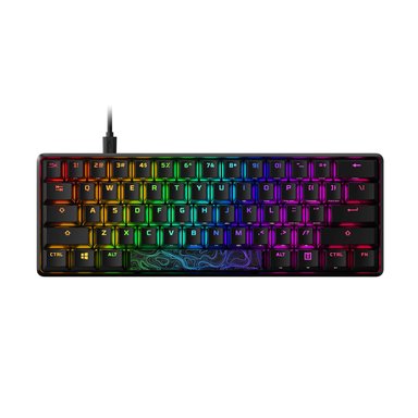 TECLADO MÉCANICO GAMER HYPERX ALLOY ORIGINS RGB 60 RED - 1