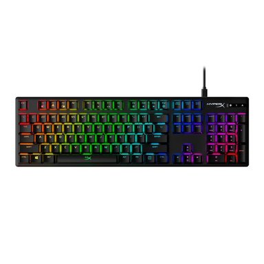 TECLADO GAMER HYPERX ALLOY ORIGINS QWERTY RED - RGB - ESPAÑOL - 1