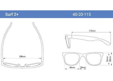 LENTES SOL REAL SHADES NIÑOS SURF 2+ NEGRO - 3