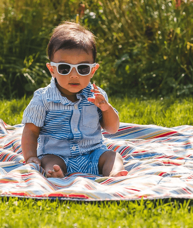 LENTES SOL REAL SHADES NIÑOS SURF 0+ BLANCO - 5