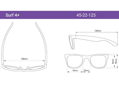 LENTES SOL REAL SHADES NIÑOS SURF 4+ NEGRO - 3