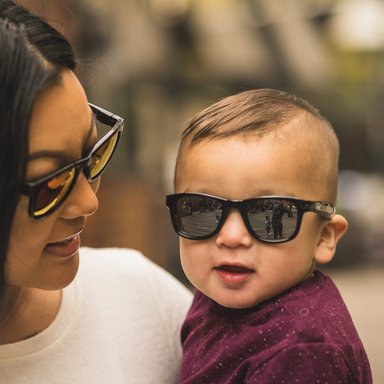 LENTES SOL REAL SHADES NIÑOS SURF 0+ NEGRO - 4