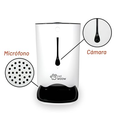 DISPENSADOR ALIMENTO MASCOTAS CON CÁMARA Y AUDIO - 5