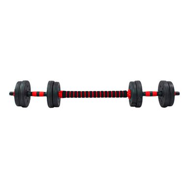 SET MANCUERNAS CON BARRA AJUSTABLE 20KG - 2