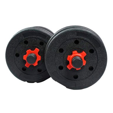 SET MANCUERNAS CON BARRA AJUSTABLE 20KG - 5