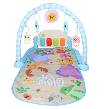 GIMNASIO PARA BEBES GLOWUP R6565 CELESTE CON PIANO - 8