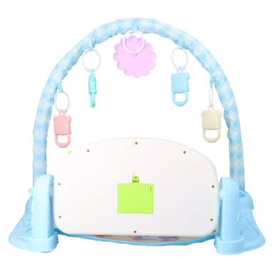 GIMNASIO PARA BEBES GLOWUP R6565 CELESTE CON PIANO - 9