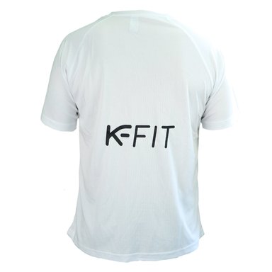 POLERA PADEL UNISEX K-FIT R6593 BLANCA TALLA M - 3