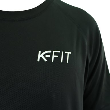 POLERA PADEL UNISEX K-FIT R6590 NEGRA TALLA L - 5