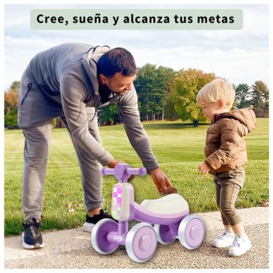 Triciclo Infantil bambi luces y sonidos púrpura - 3