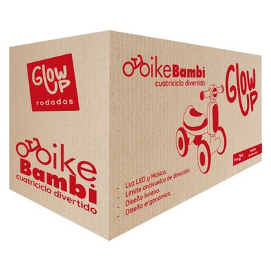 Triciclo Infantil bambi luces y sonidos púrpura - 6