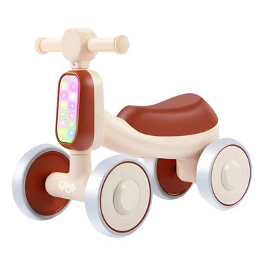 TRICICLO GLOWUP R6698 INFANTIL BAMBI LUCES Y SONIDOS CAFÉ - 1