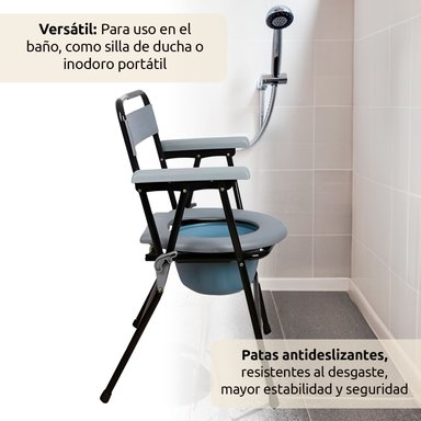 BAÑO PORTÁTIL ACQUI SILLA DUCHA PLEGABLE ADULTO - 8