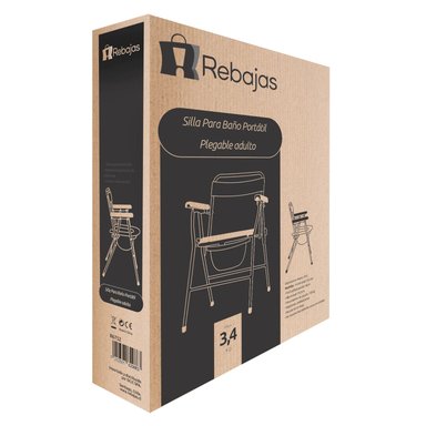 BAÑO PORTÁTIL ACQUI SILLA DUCHA PLEGABLE ADULTO - 9
