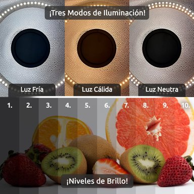 ESTUDIO FOTOGRÁFICO PORTÁTIL 40X40 LUZ LED FULL ACCESORIOS - 4