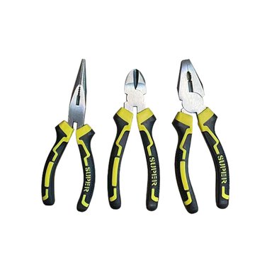 SET DE 3 ALICATES 8” MULTIFUNCIONALES DE HIERRO HOMECLAF - 1