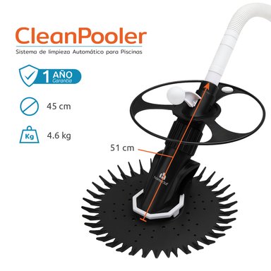 LIMPIADOR AUTOMÁTICO DE PISCINAS 51 CM CLEANPOOLER HOMECLAF - 7