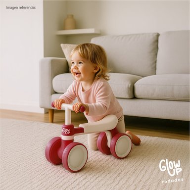 TRICICLO INFANTIL DE 4 RUEDAS FIORI ROJO GLOWUP - 6