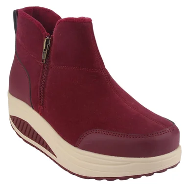 BOTIN FUNWAY MUJER TIJA-4 ROJO CASUAL - 3