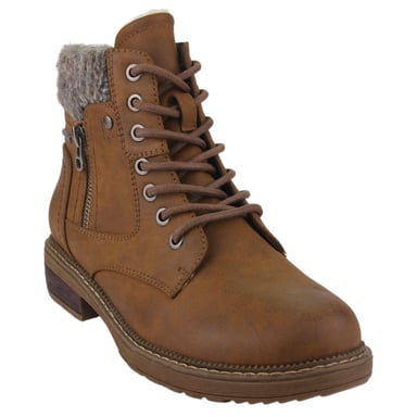 BOTIN CHALADA MUJER ARMY-50 TOSTADO CASUAL - 3