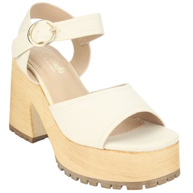 SANDALIAS MUJER CHALADA VIVA-6 BEIGE CASUAL - 3