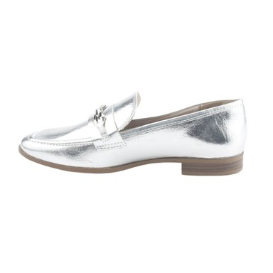 MOCASIN VIA MARTE MUJER 075-007-01 PLATEADO CASUAL - 2