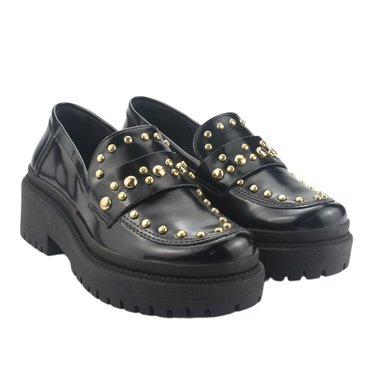 MOCASIN VIA MARTE MUJER 013-005-01 NEGRO CASUAL - 5