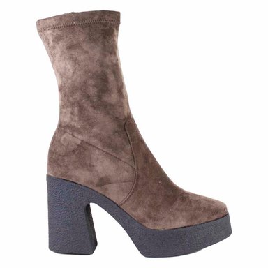 BOTIN GAMUZA ALTO TACO - 1