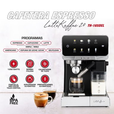 CAFETERA EXPRESSO LATEKAFFEE 20 TH-165DEL - 3