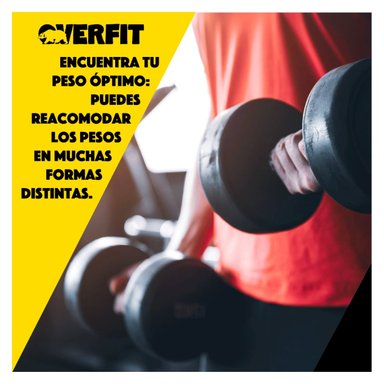 SET MANCUERNAS Y BARRA UNIBLES 30KG FITNESS PESAS AJUSTABLES - 6