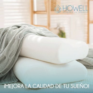 PACK X2 ALMOHADA HOWELL MEMORY CERVICAL ORTOPÉDICA CON MEMORIA - 9