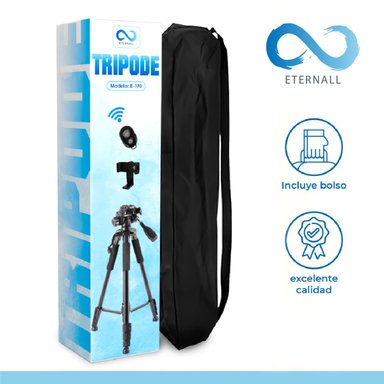 TRÍPODE CHILE TENDENCIA CELULAR CAMARA PORTÁTIL ALUMINIO CARGA 10 KG 170 CM - 3